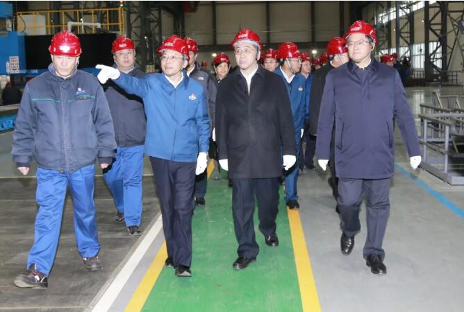 雷凡培、楊金成到渤船集團(tuán)調(diào)研